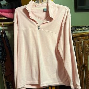 Fleece pullover 1/2 zipper